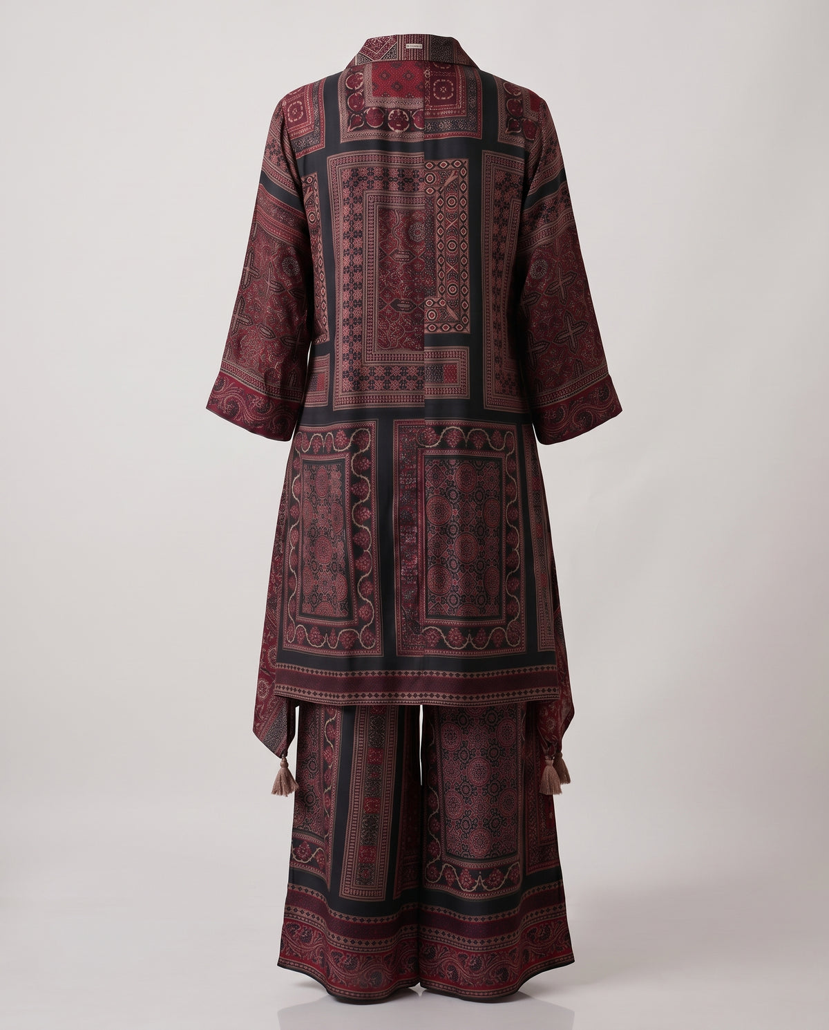 Ajrak Printed Modal Co-Ord Set With Palazzo